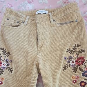 Jacquie The Label Tan Corduroy Pants